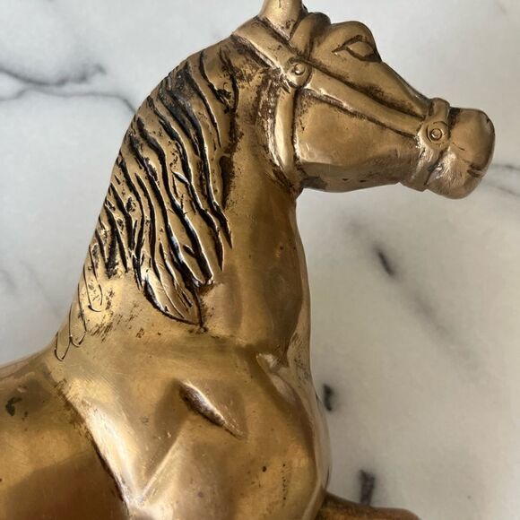 1900’s Brass Horse figurine  - Picture 10 of 11